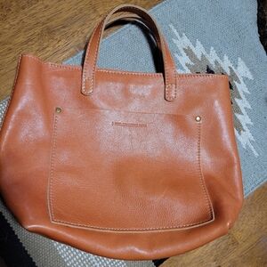 Women’s Portland Leather Tan Leather Tote Bag No Strap